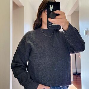 Naturalife Men's S Grey Jumper Cotton Natural Fiber Classic Unisex